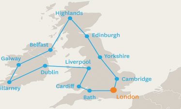 Highlights of UK & Ireland, by Coach